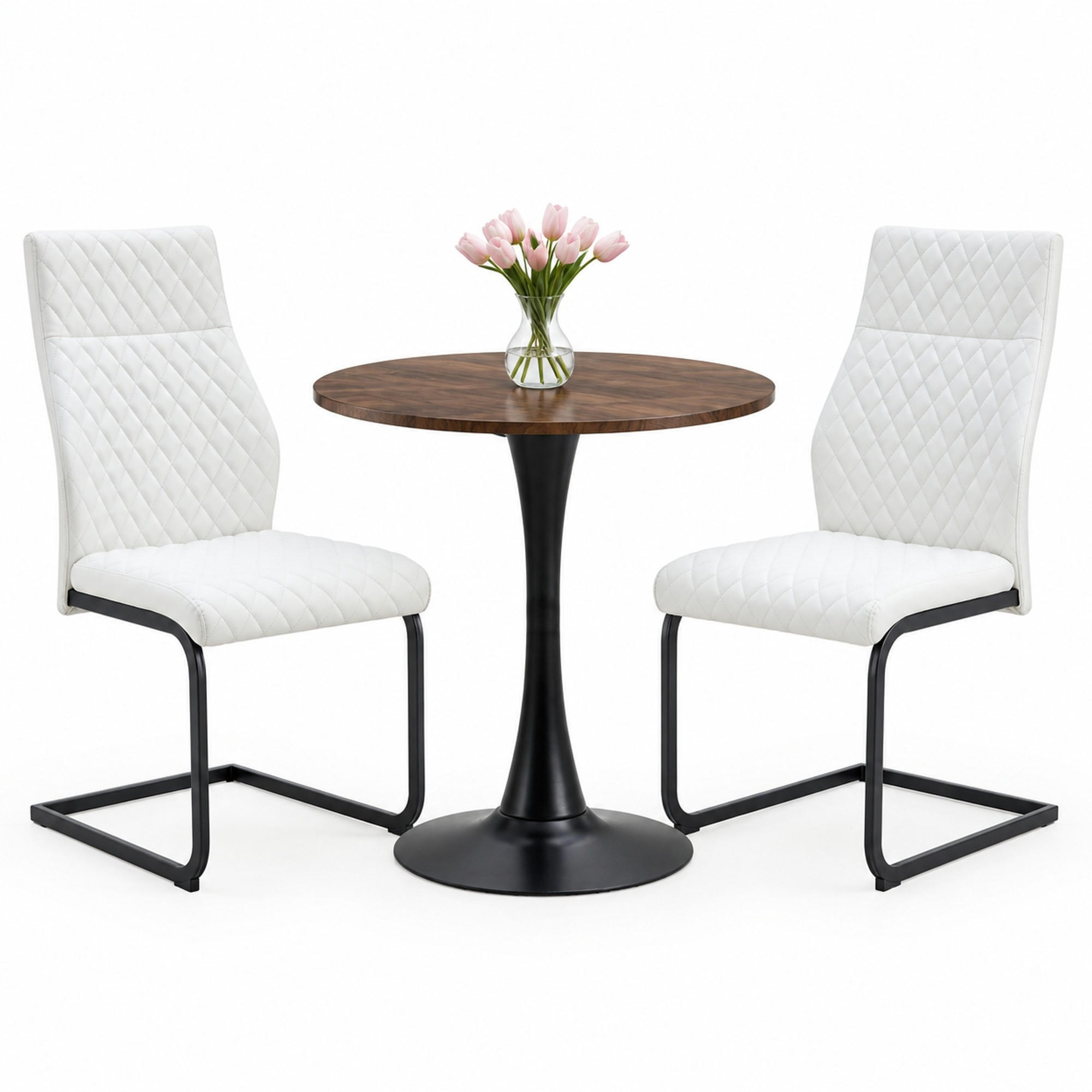 Meubliv Tisch- Schwarz 60x72x60 cm