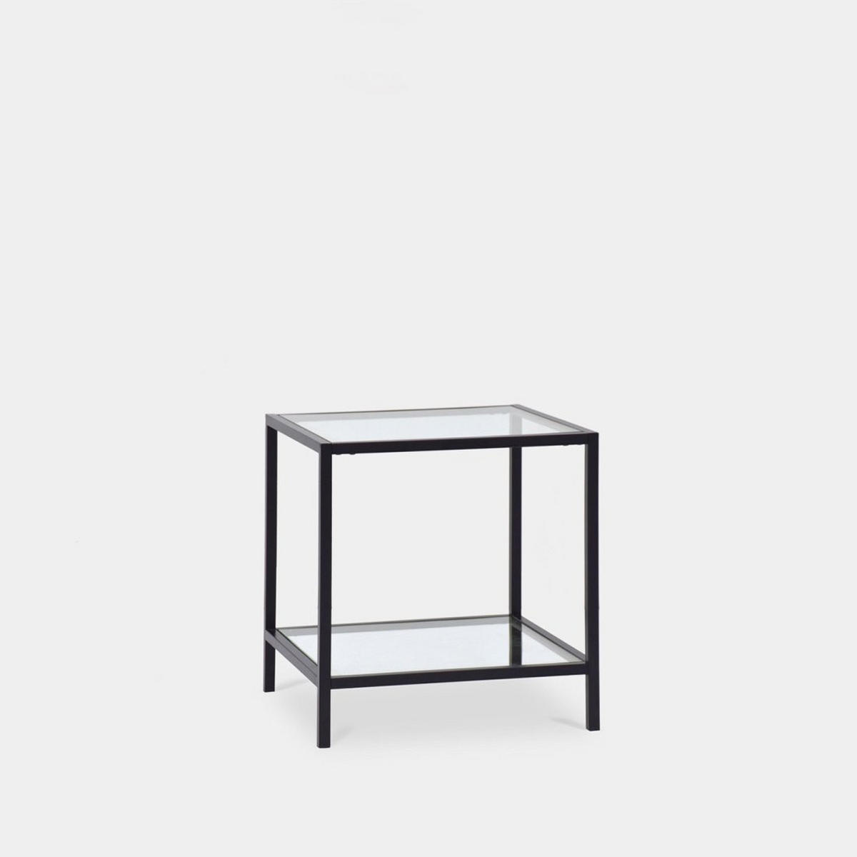 BEISTELLTISCH Crisal Durchsichtig 50 cm x 55 cm - Transparent, Glas (50/50/55cm) - Klast Home