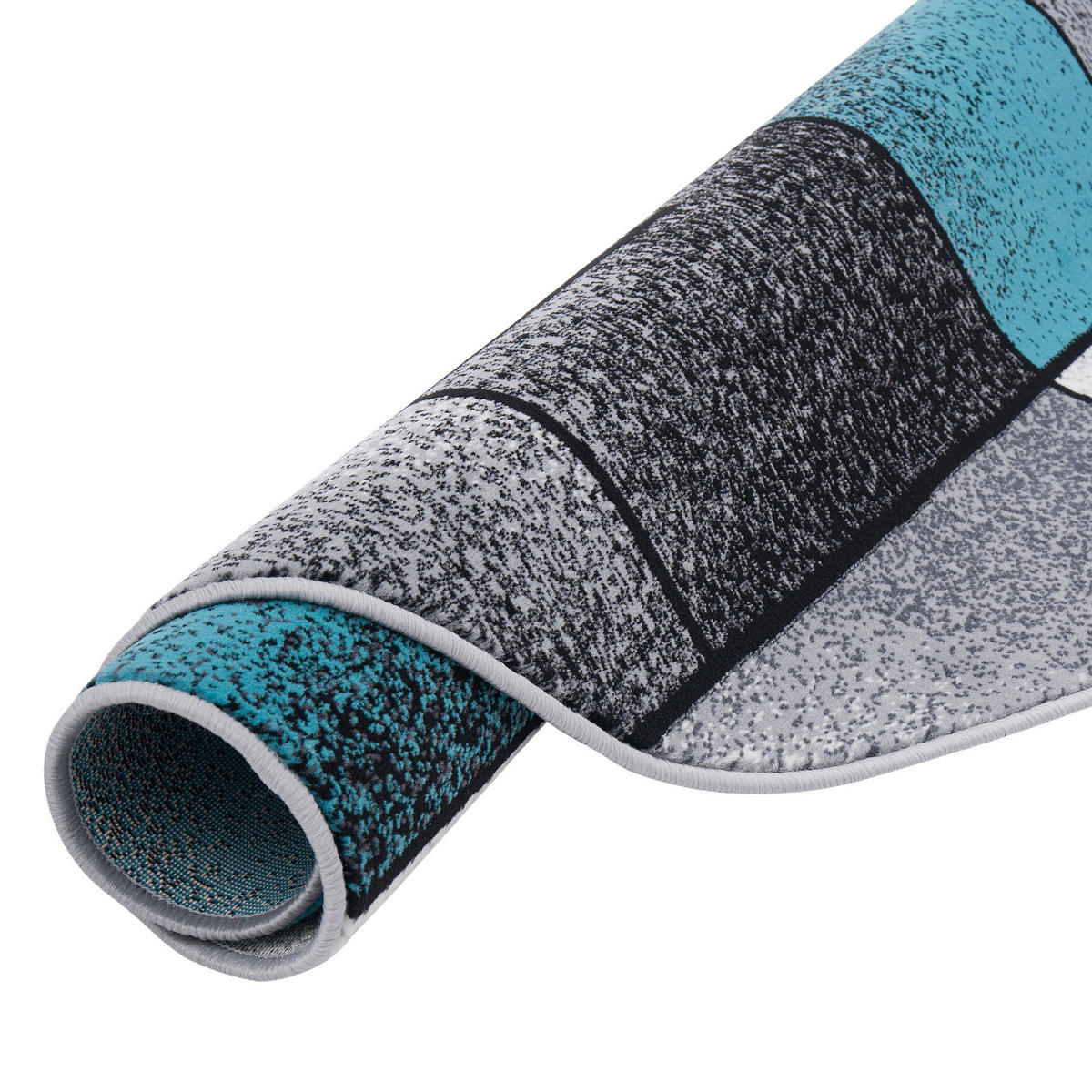 DESIGNER TEPPICH BRILLIANT FANTASY RUND - Blau, Textil (120/120cm) - Pergamon