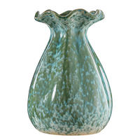 VASE Flora 20 cm - Blau, Keramik (22cm) - Butlers