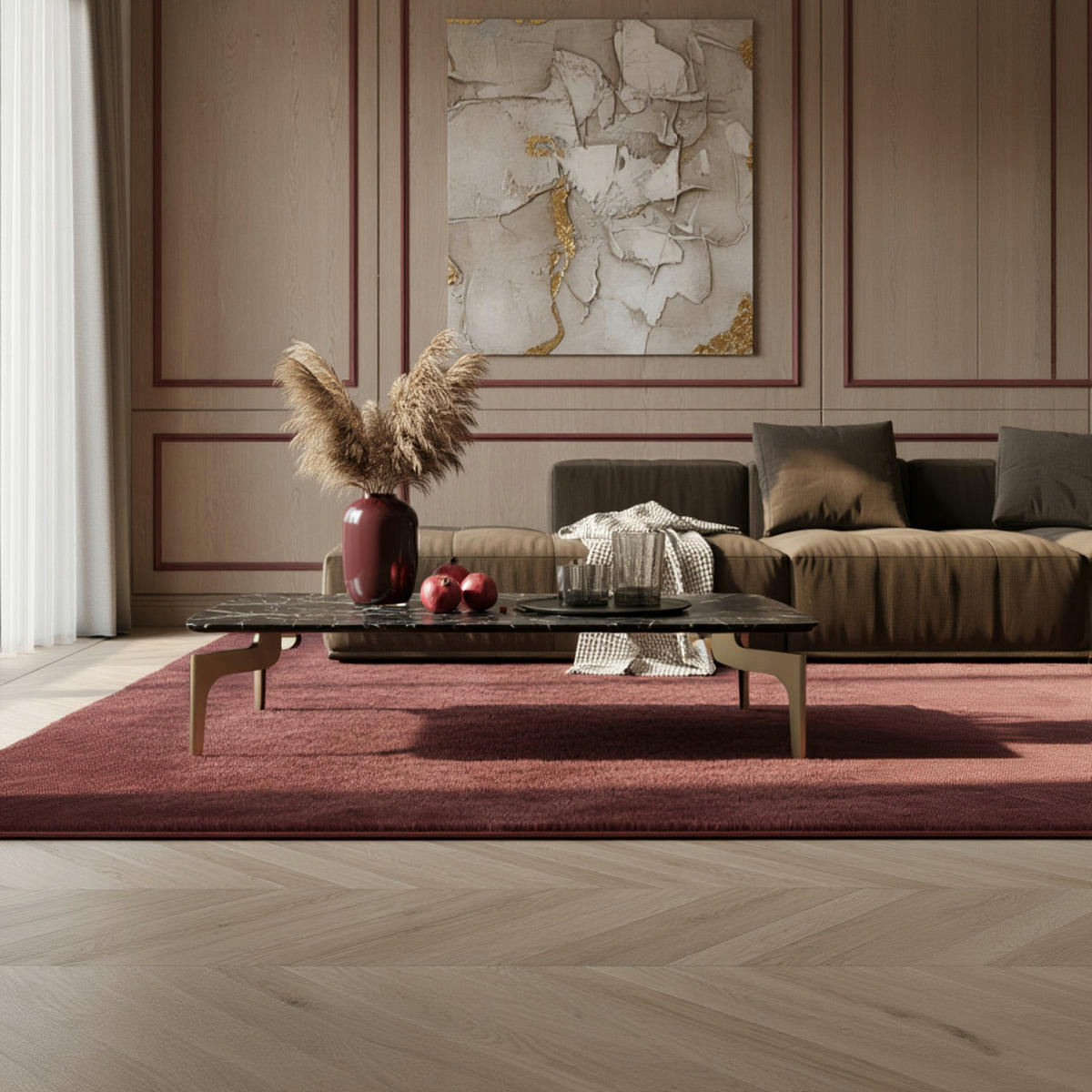 COUCHTISCH Schwarz/Gold Hochglanz Marmor Optik 120x60x30.5 cm Metall-Gestell - Goldfarben/Schwarz, Holzwerkstoff/Metall (60/120/31cm) - KADIMA DESIGN