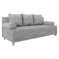 SCHLAFSOFA Dover Cord - Chromfarben/Grau, Holz/Kunststoff (192/86/80cm) - MIRJAN24
