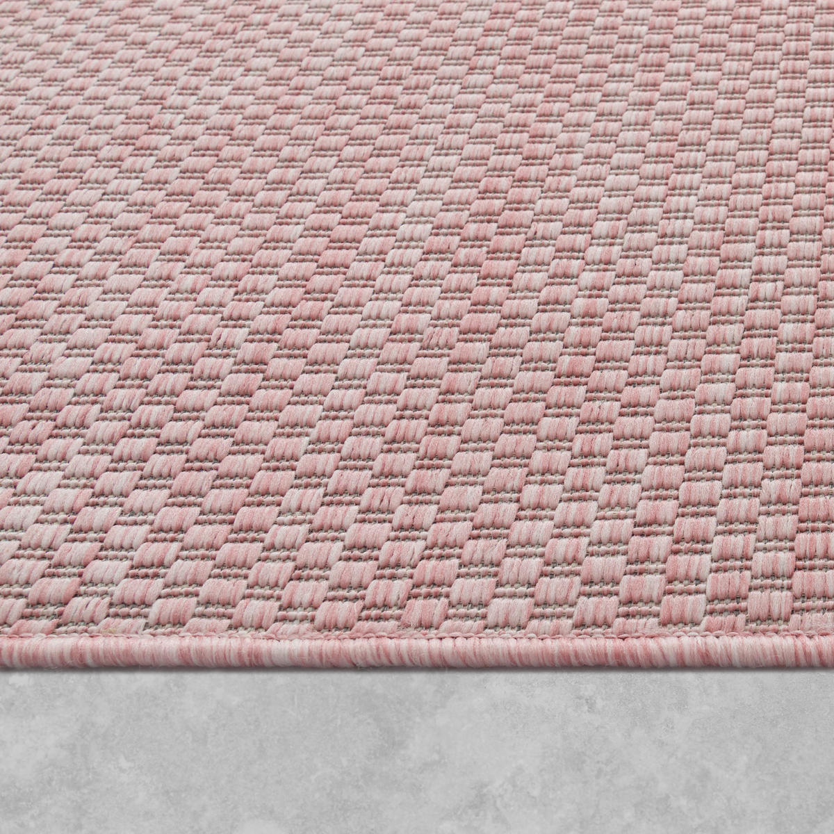 OUTDOORTEPPICH 120/120 cm Venedig 165 - Pink, Textil (120/120cm) - Paco Home