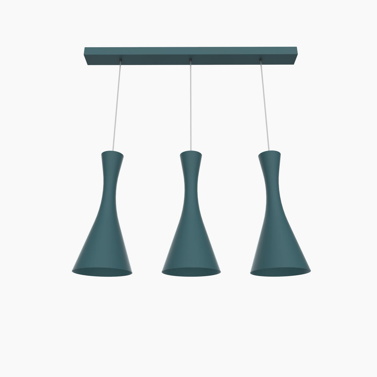 HÄNGELEUCHTE - Blau, Metall (20/100/120cm) - Lumicom