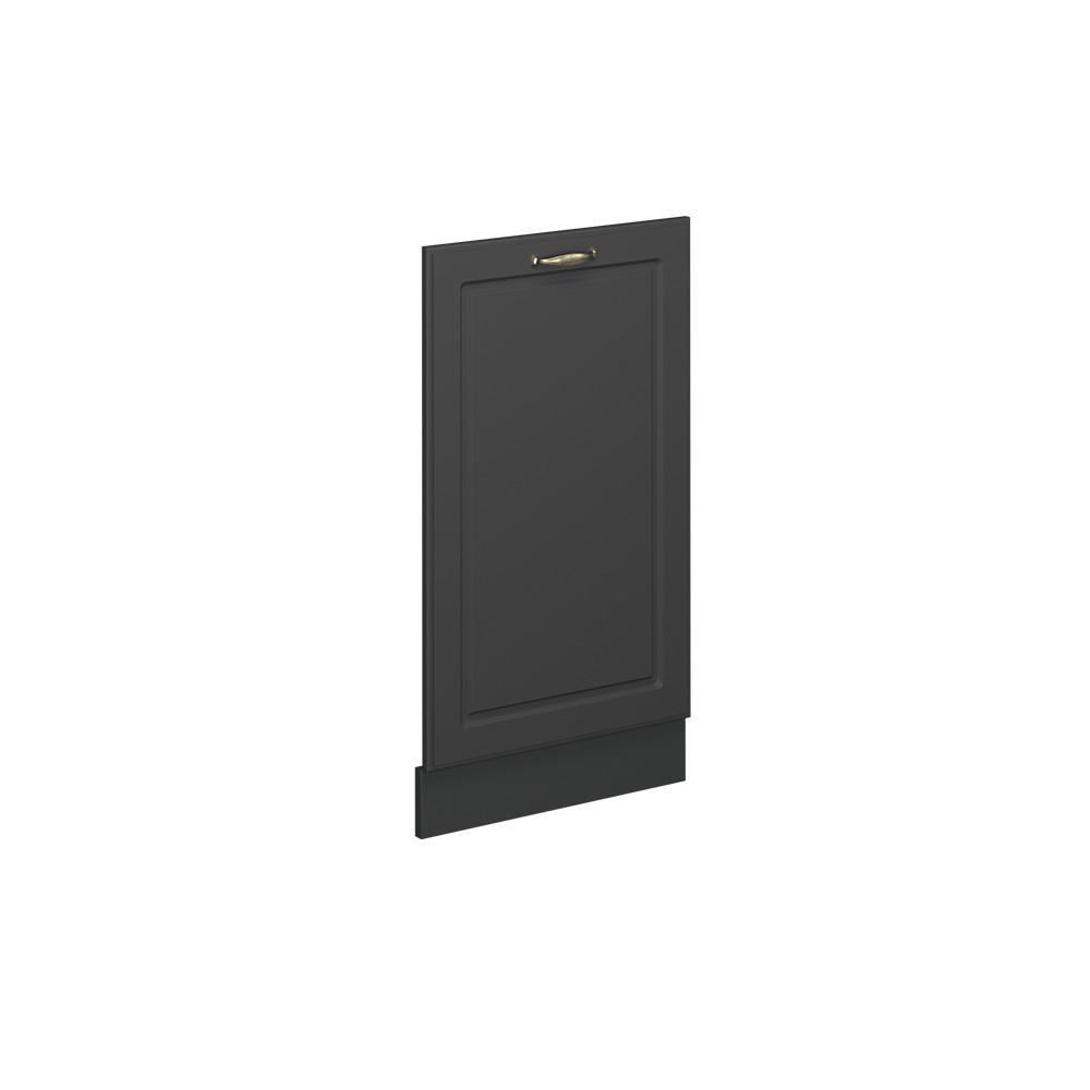 DISKMASKINENS FRONTPANEL Fame-Line Herrgård i antracitguld 45 cm utan bänkskiva Antracit, Antracit 81.8/45/1.6 cm