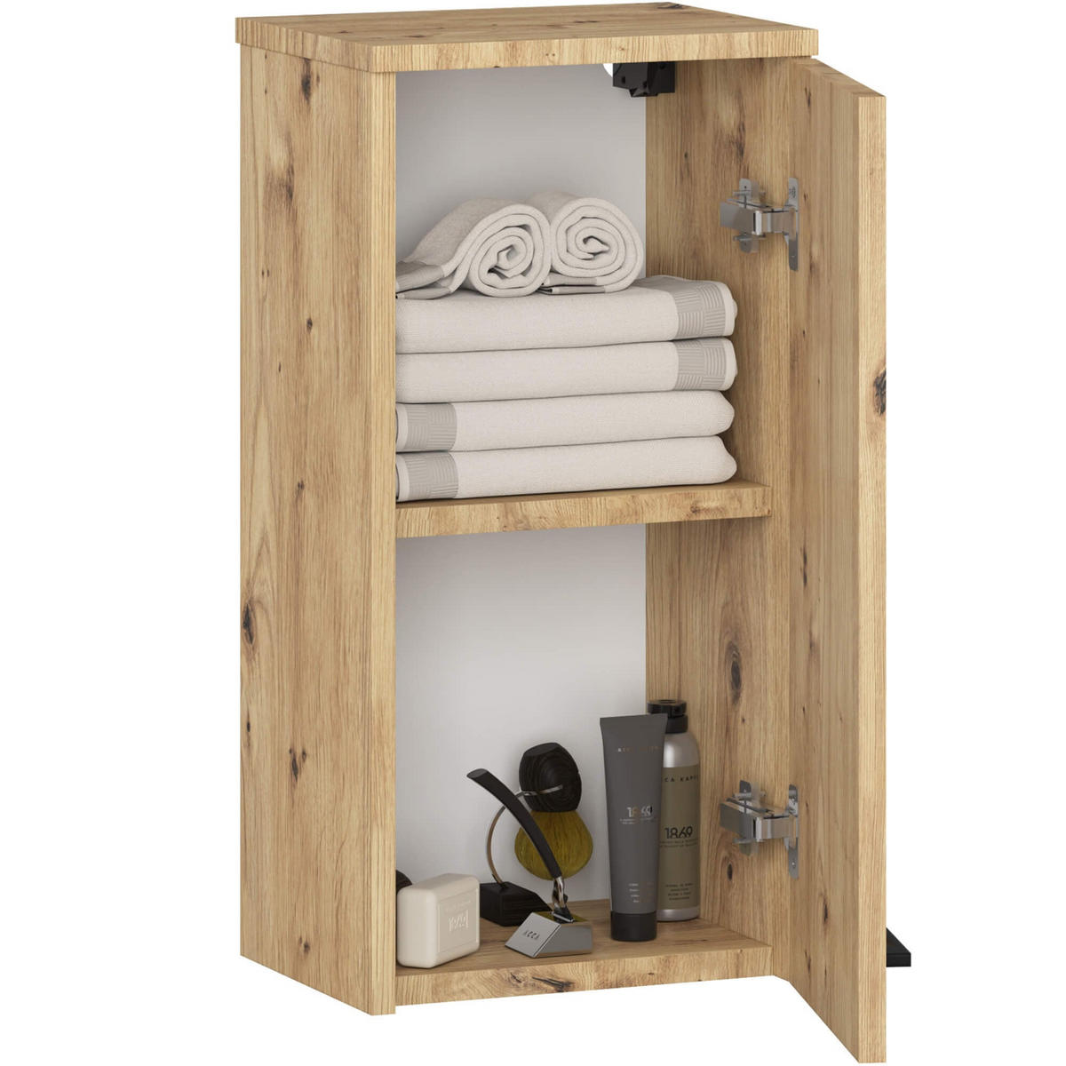 BADEZIMMERSCHRANK FIN Artisan Eiche 30x60x22,5 cm - Eiche Artisan, Holzwerkstoff/Kunststoff (30/60/22.5cm) - Akord