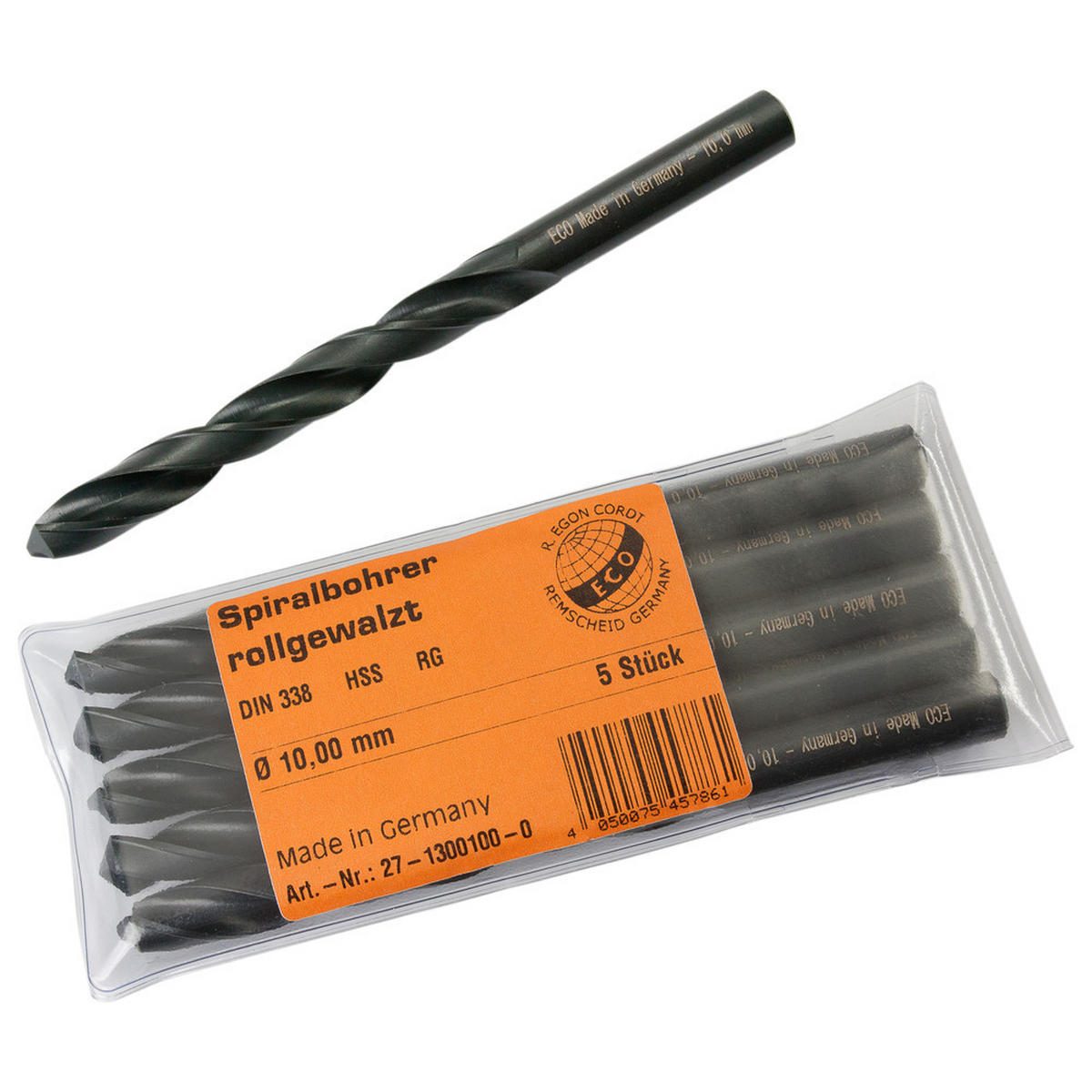 HSS-SPIRALBOHRER DIN 338, Ø 4,0 mm - Multicolor, Kunststoff (75/3/3cm) - Dönges