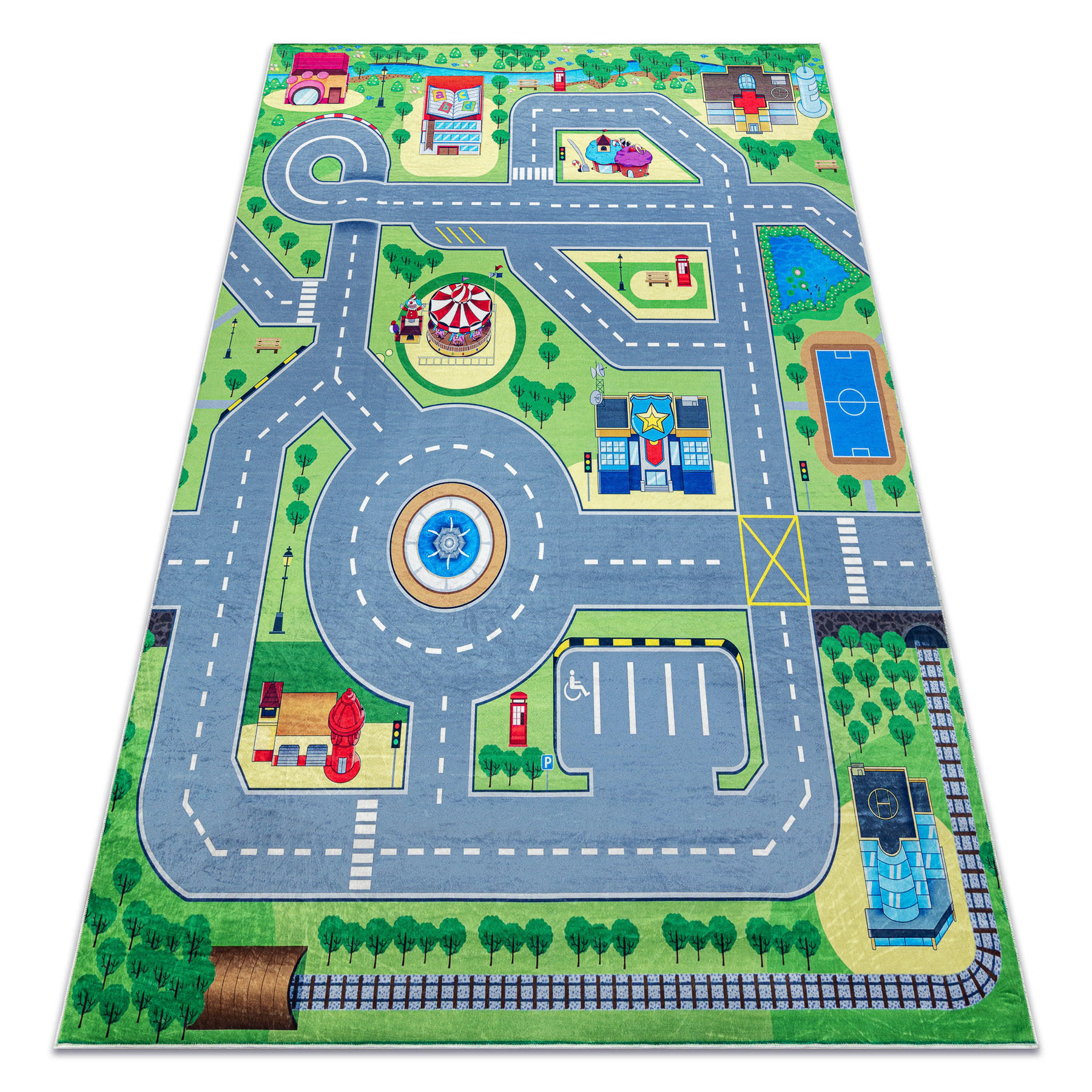 TEPPICH Bambino 80/150 cm - Pastellgrün, Textil (80/150cm) - rugsX