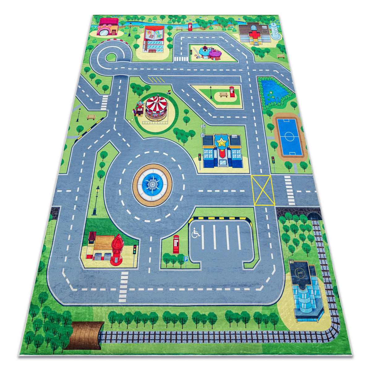 TEPPICH Bambino 80/150 cm - Pastellgrün, Textil (80/150cm) - rugsX