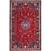 ORIENTTEPPICH handgeknüpft Gashgai Rot 279/174 cm Schurwolle - Rot, Textil (174/279cm) - Looma