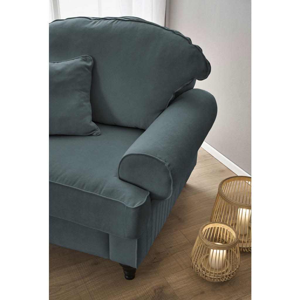 Thumbnail - Furn.Design Sessel, Grau, Holz, Textil, Nachbildung, 110x95x100 cm, Wohnzimmer, Sessel, Polstersessel
