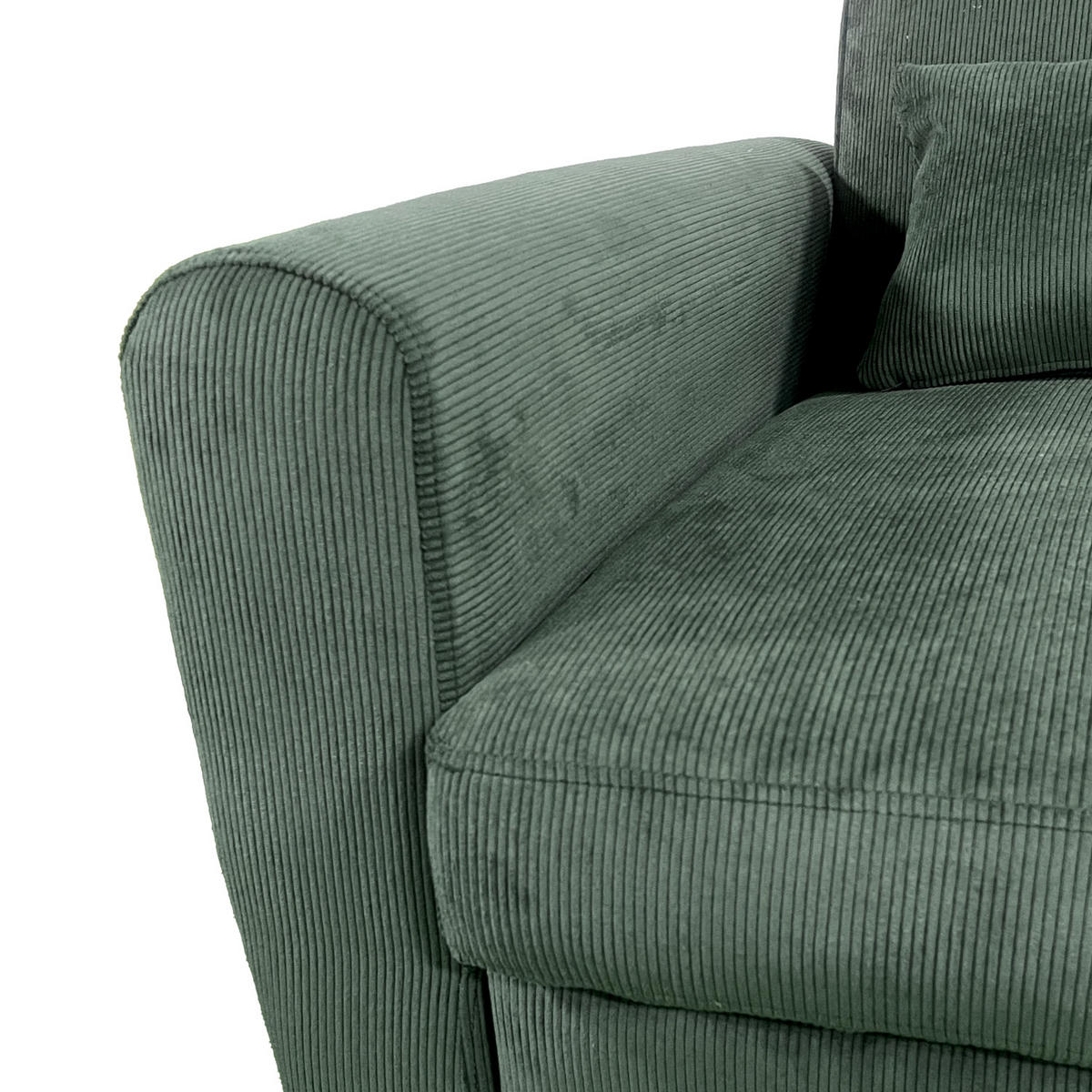 SOFA MATT GRÜN 2 PLÄTZE - Grün, Textil (93/85/169cm) - Happy Garden