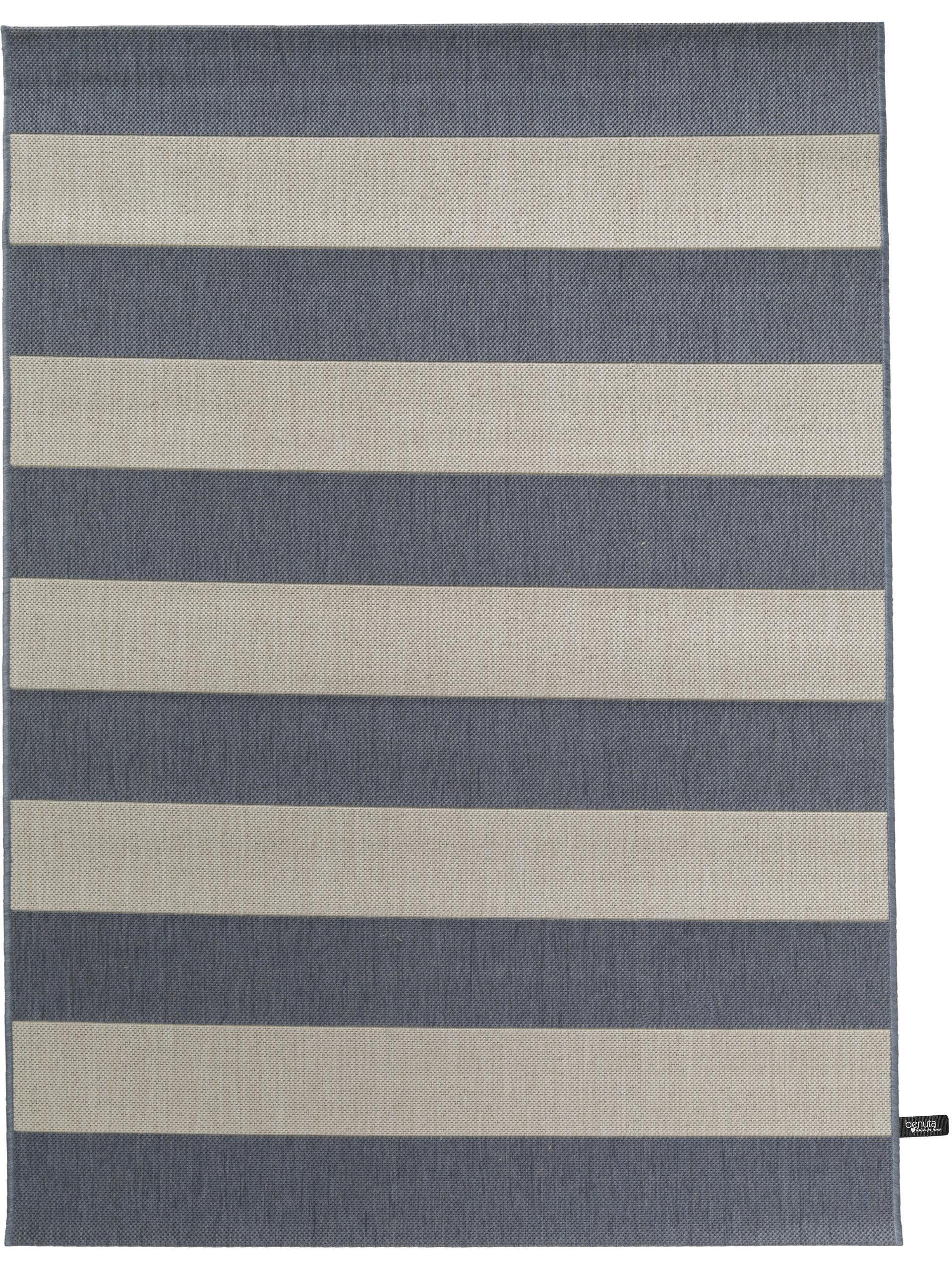 OUTDOORTEPPICH Metro Blau 160x230 cm - Blau, Textil (160/230cm) - benuta Nest