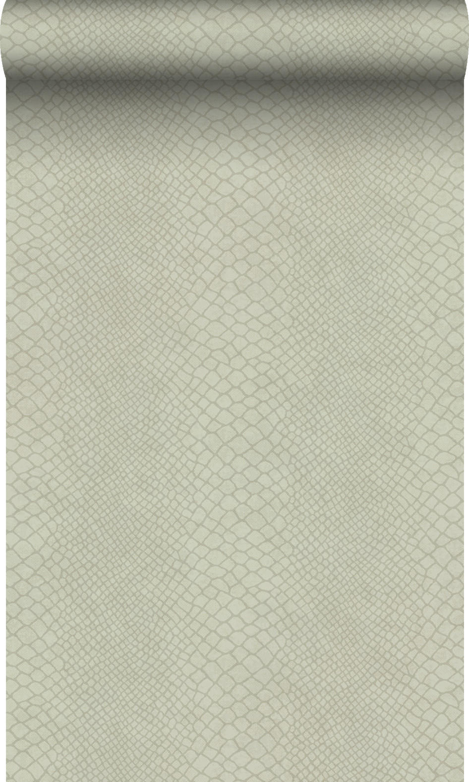 TAPETE Schlangenhaut-Motiv 53 cm x 10.05 m - Grau, Papier (53/1000cm) - Origin Wallcoverings