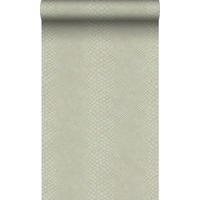 TAPETE Schlangenhaut-Motiv 53 cm x 10.05 m - Grau, Papier (53/1000cm) - Origin Wallcoverings
