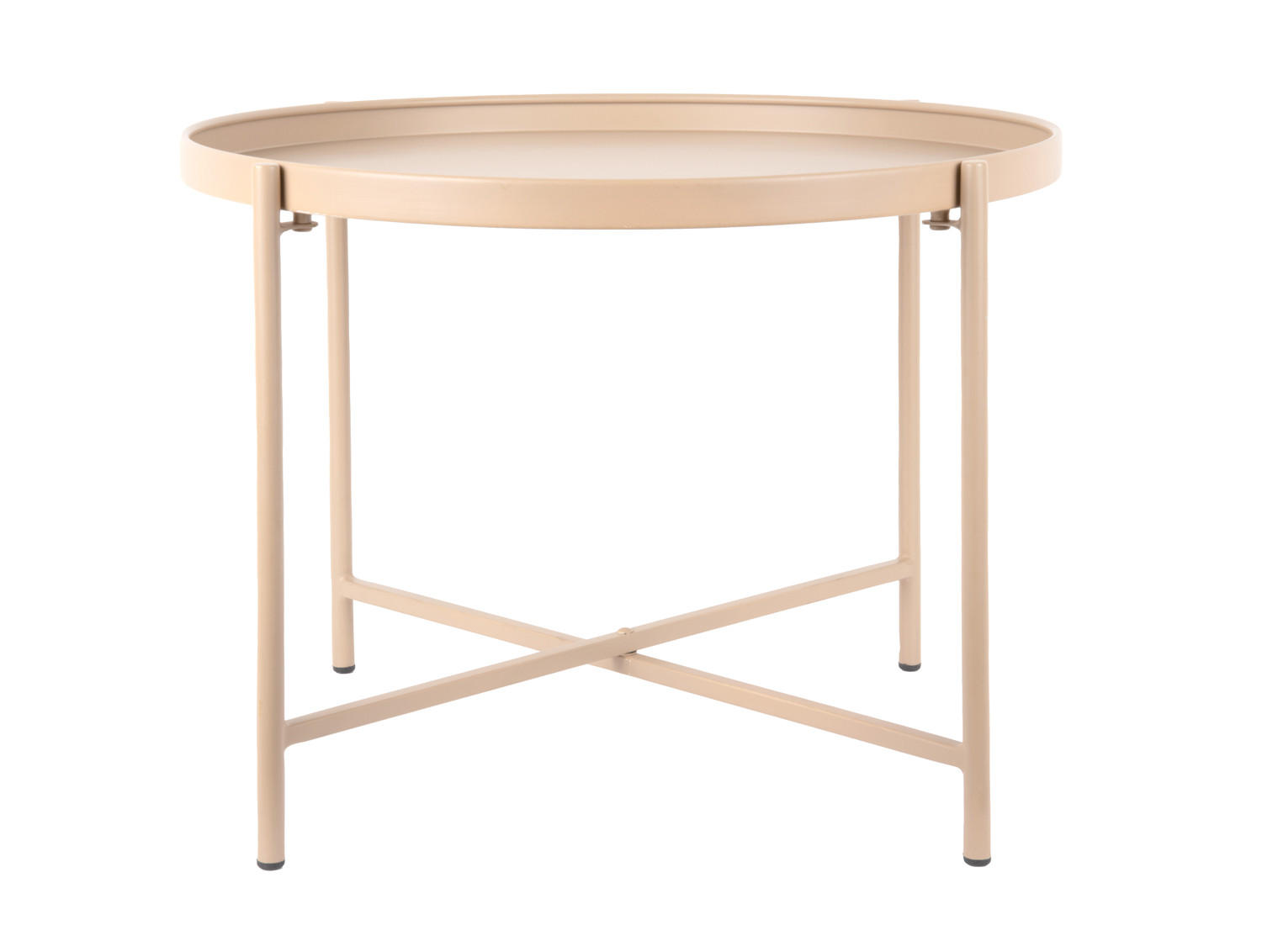 BEISTELLTISCH Meseta Braun 50/50/38.5 cm - Braun, Metall (50/50/38.5cm) - Leitmotiv
