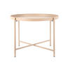 BEISTELLTISCH Meseta Braun 50/50/38.5 cm - Braun, Metall (50/50/38.5cm) - Leitmotiv