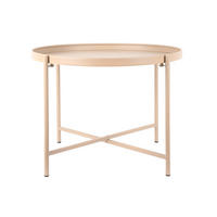 BEISTELLTISCH Meseta Braun 50/50/38.5 cm - Braun, Metall (50/50/38.5cm) - Leitmotiv