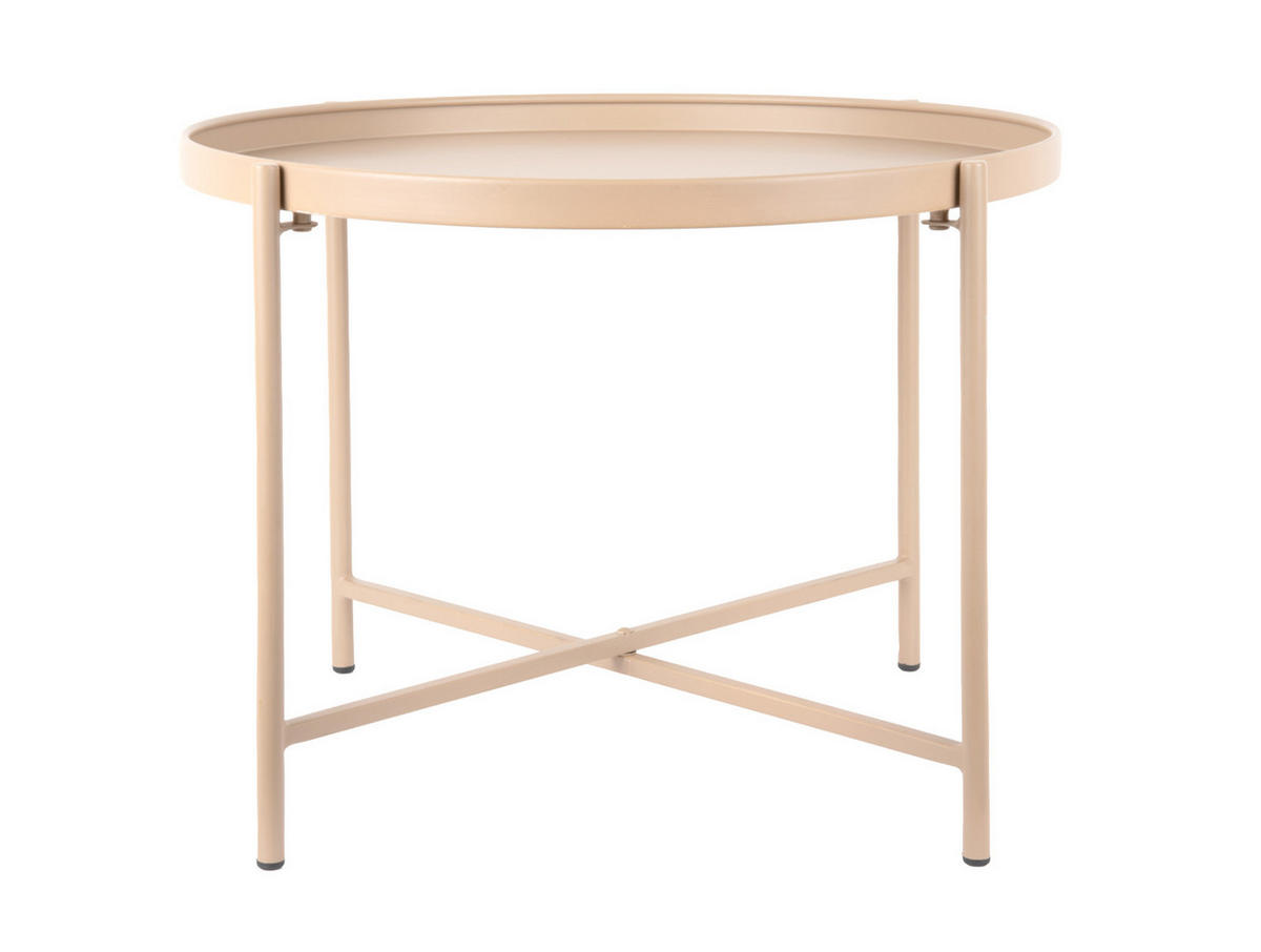 BEISTELLTISCH Meseta Braun 50/50/38.5 cm - Braun, Metall (50/50/38.5cm) - Leitmotiv