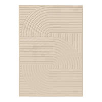 TEPPICH Leo Cream 240x340 cm - Creme, Kunststoff (240/340cm) - benuta