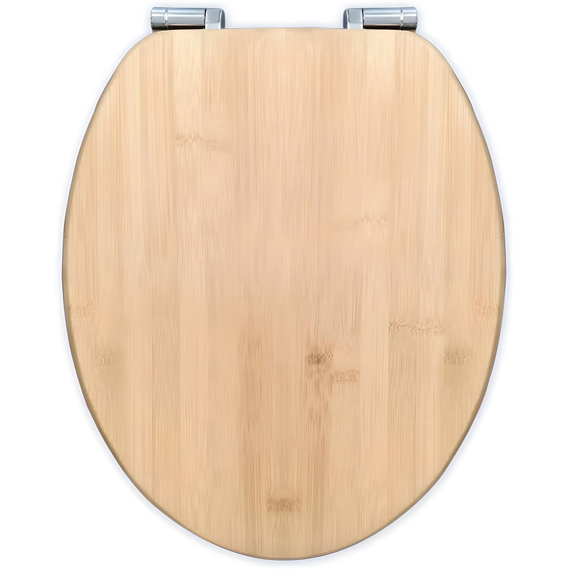 TOILETTENSIZT Bambus - Weiß, Holz (37/5/43cm) - Bath4U