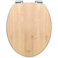 TOILETTENSIZT Bambus - Weiß, Holz (37/5/43cm) - Bath4U