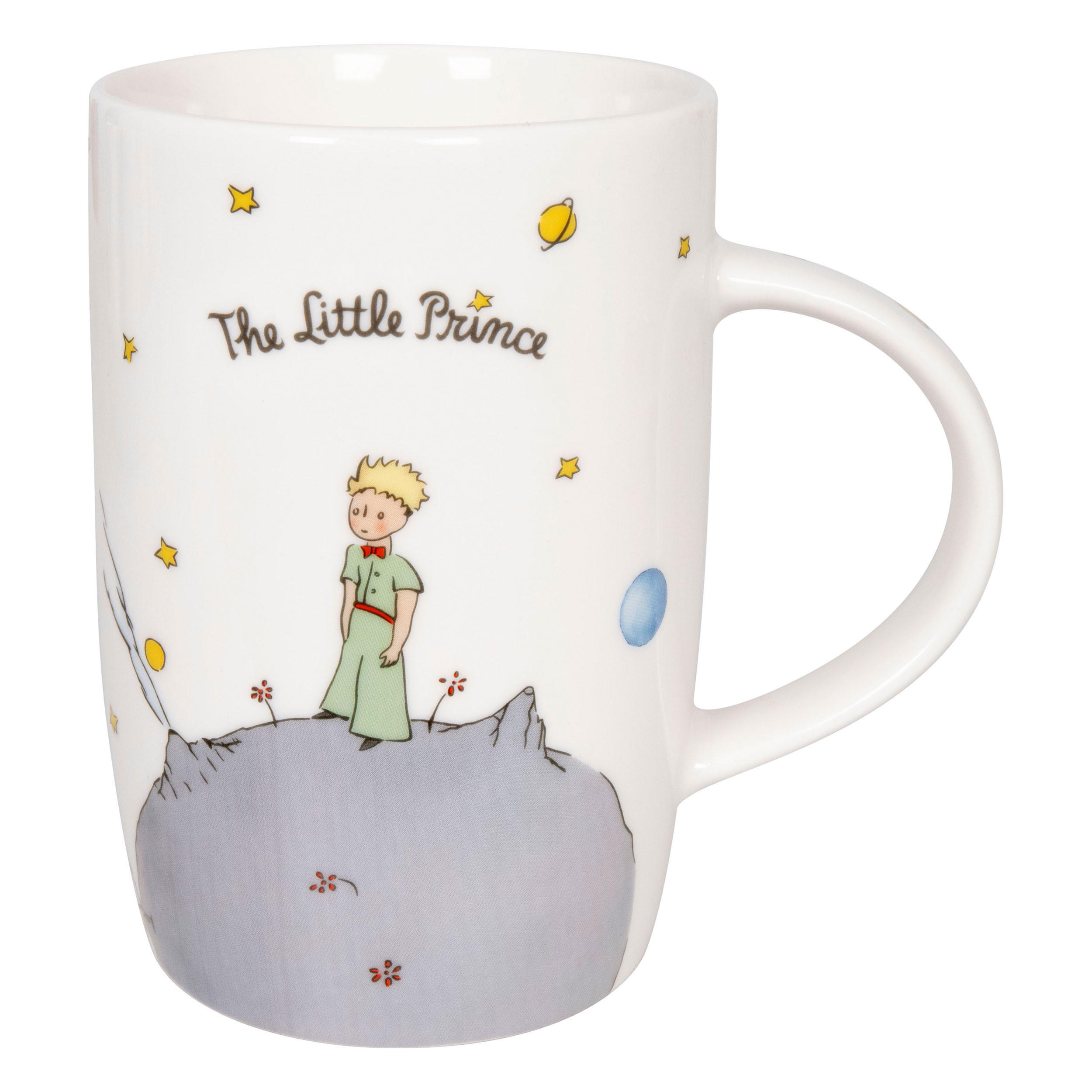 KAFFEEBECHER The Little Prince Stars, Englisch - Naturfarben, Keramik (0.54L) - Könitz