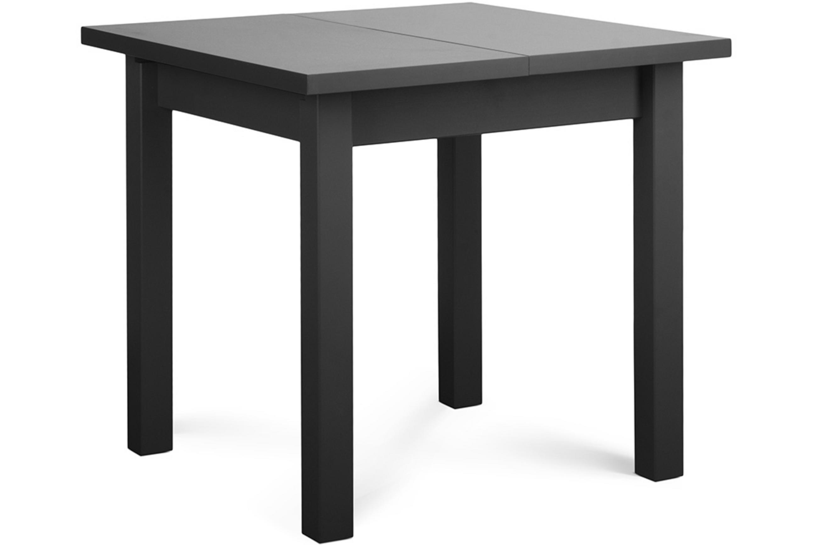 ESSTISCH SALUTO ausziehbar bis 110cm quadratisch, Grau - Grau, Holz/Buchenholz (80/80/76cm) - KONSIMO®