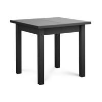 ESSTISCH SALUTO ausziehbar bis 110cm quadratisch, Grau - Grau, Holz/Buchenholz (80/80/76cm) - KONSIMO®