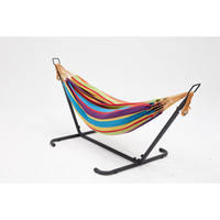 HÄNGEMATTE Copacabana Regenbogen mit Stoffbezug - Multicolor, Kunststoff (107/100/260cm) - Concept Usine