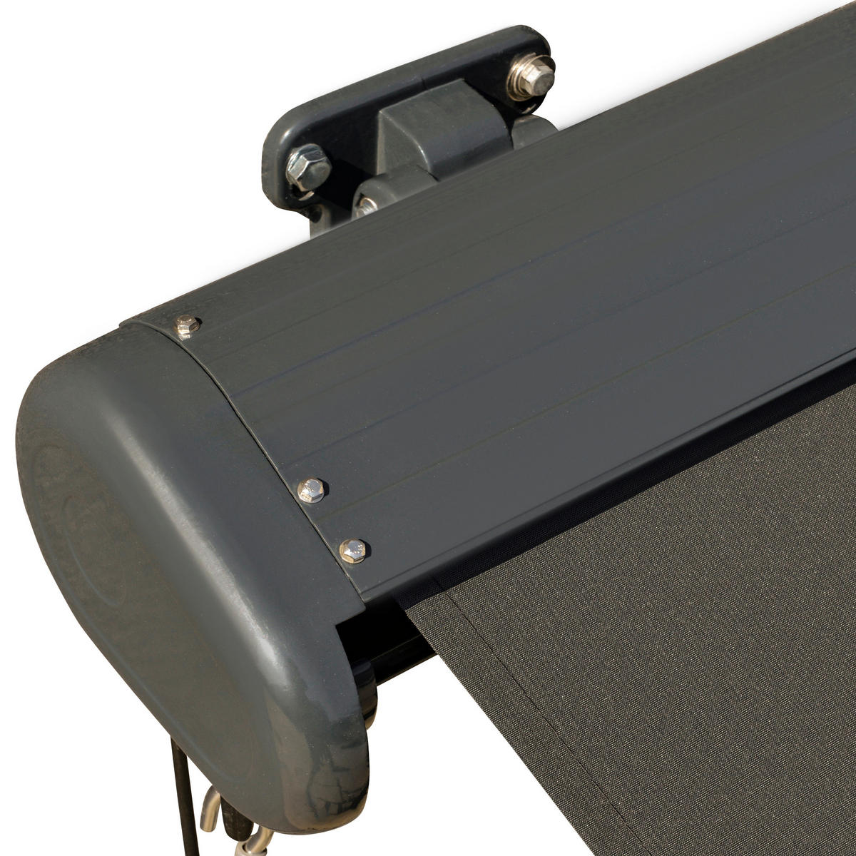 MARKISE, Aluminium, Dunkelgrau - Dunkelgrau, Metall (250/160/300cm) - Outsunny