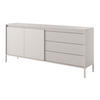 SIDEBOARD Senso beige 188 / 40 / 82cm - Beige, Holz/Holzwerkstoff (188/82/40cm) - Feldmann-Wohnen