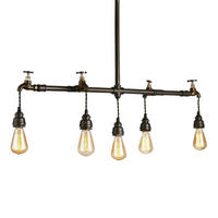 HÄNGELEUCHTE Neptune, Dunkelgrau, 100cm - Dunkelgrau, Metall (88/14/100cm) - KOSILUM