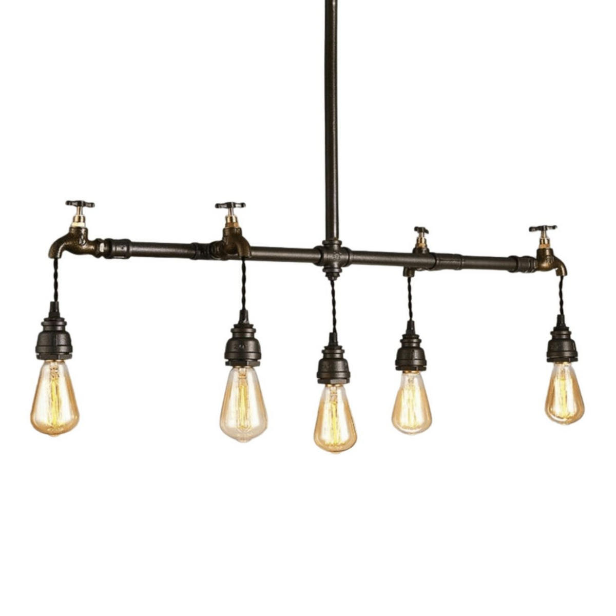 HÄNGELEUCHTE Neptune, Dunkelgrau, 100cm - Dunkelgrau, Metall (88/14/100cm) - KOSILUM