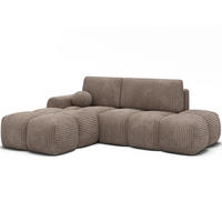 ECKSOFA VITTARIO mit Schlaffunktion & Bettkasten – Modernes L-Sofa 227 cm, inklusive Kissen - Braun, Kunststoff (227/95cm) - Wohnideebilder