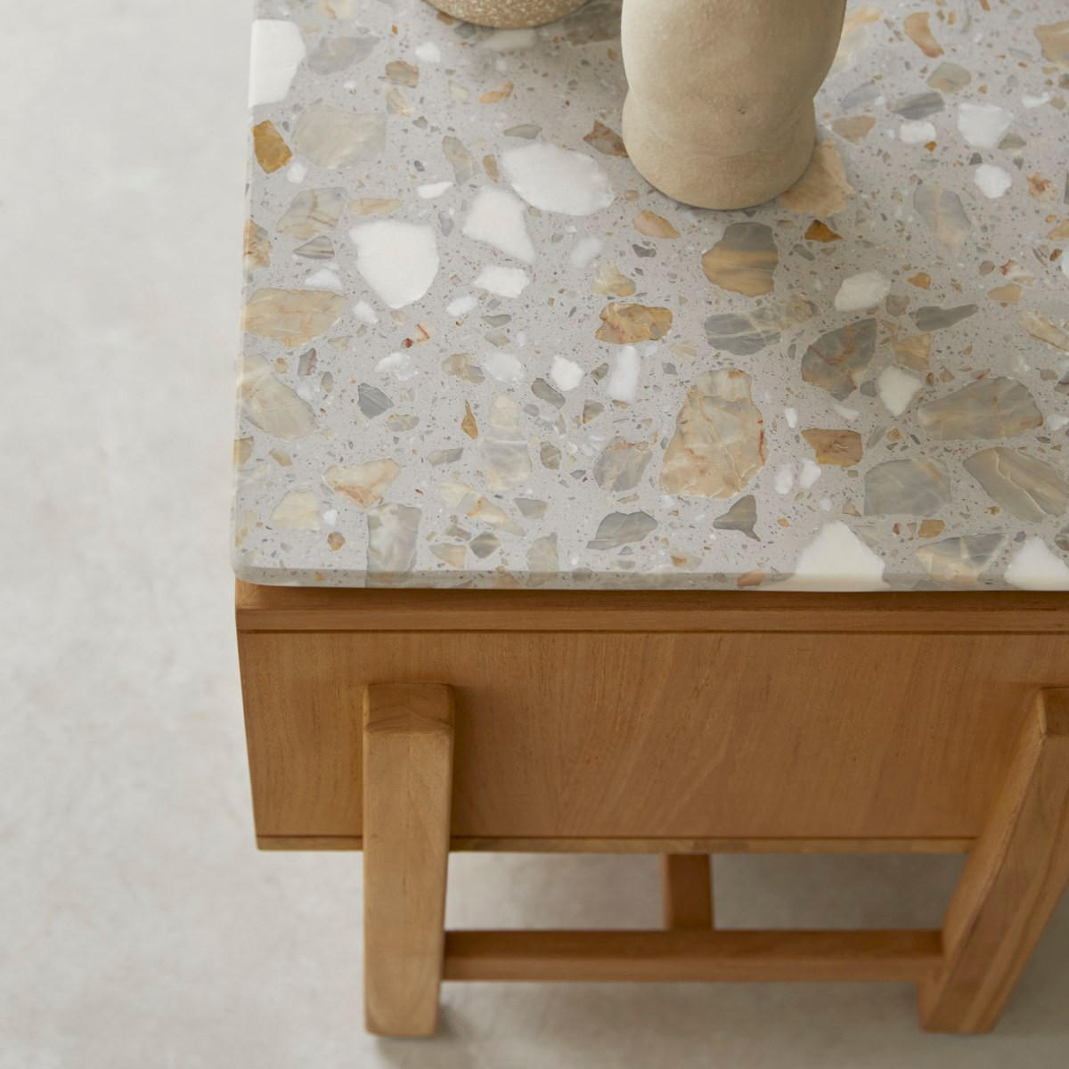 TV-SCHRANK Isaure Natur aus Teak - Naturfarben, Holz (140/45/45cm) - Tikamoon