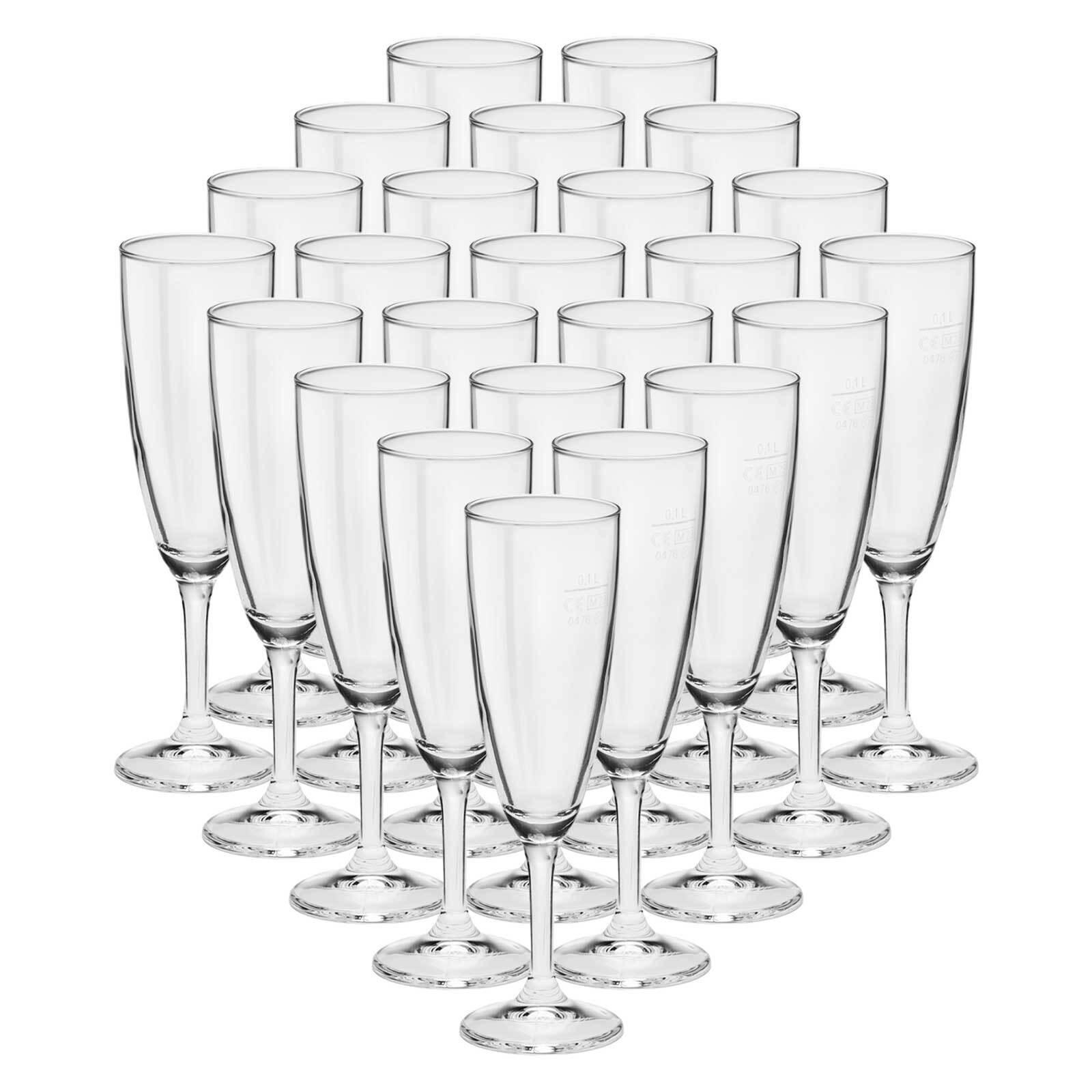 SEKTKELCHE GEEICHT Prosecco transparent 0,1 l 24er Set - Transparent, Glas (0.15L) - Bormioli Rocco