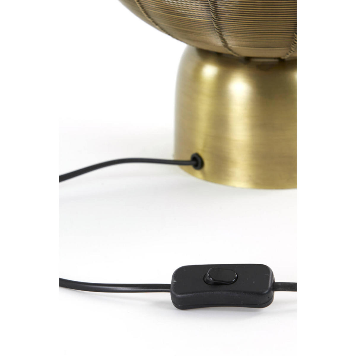 TISCHLAMPE Suneko Bronze Ø25/34 cm - Bronzefarben, Metall (25/25/34cm) - Light & Living