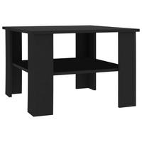 COUCHTISCH Schwarz 60x60x42 cm Holzwerkstoff - Schwarz, Holzwerkstoff (60/60/42cm) - furnicato
