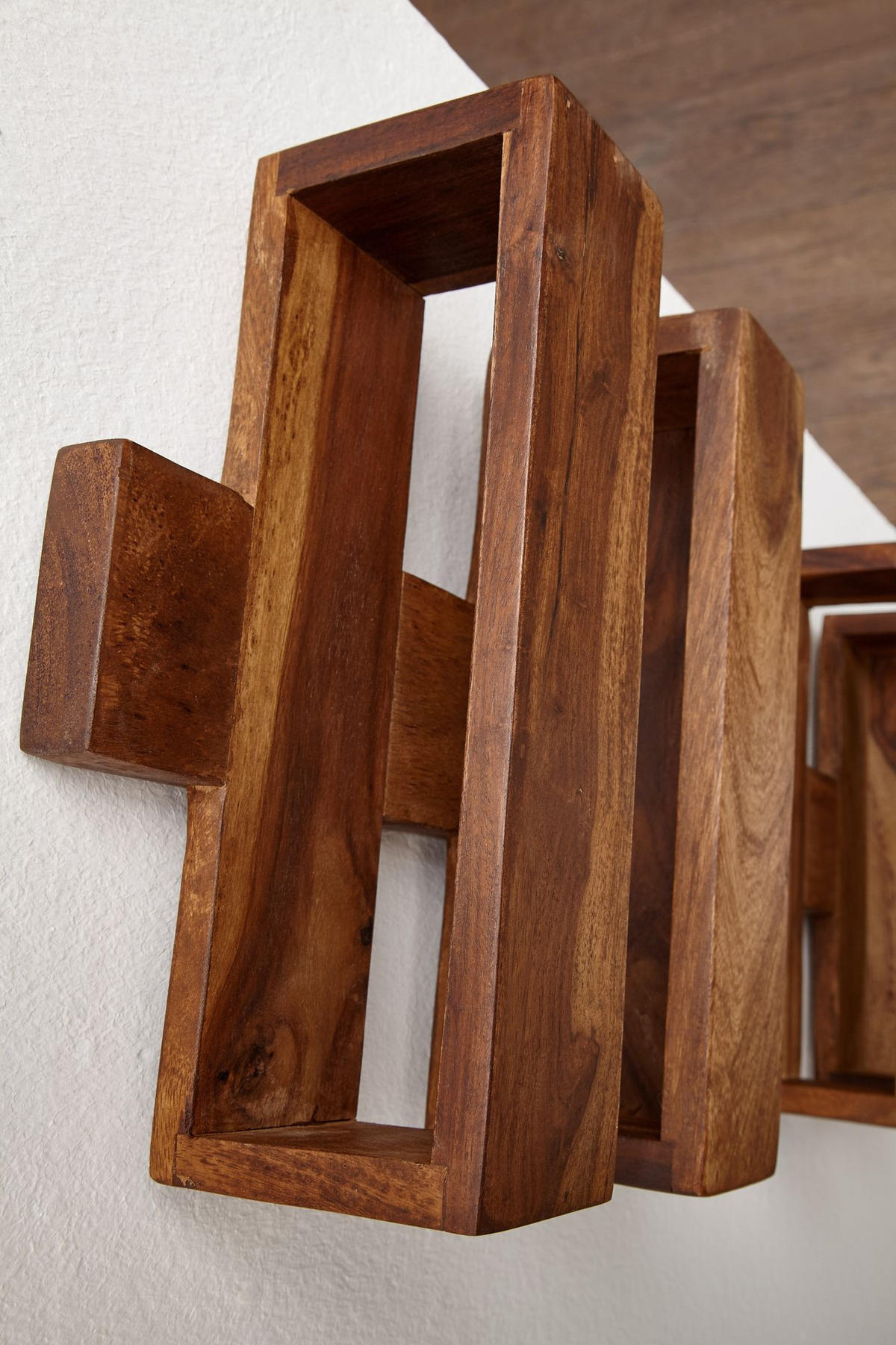 ZEITUNGSSTÄNDER NAKO Massivholz Klassisch Handgefertigt, Braun 30x10x72 cm - Braun, Holz (30/72/10cm) - KADIMA DESIGN