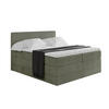 BOXSPRINGBETT mit Matratze H3|H4 und Lattenrost - TOLO KING 140x200 Cord - Olive - Olivgrün, Holzwerkstoff (140/200cm) - ALTDECOR