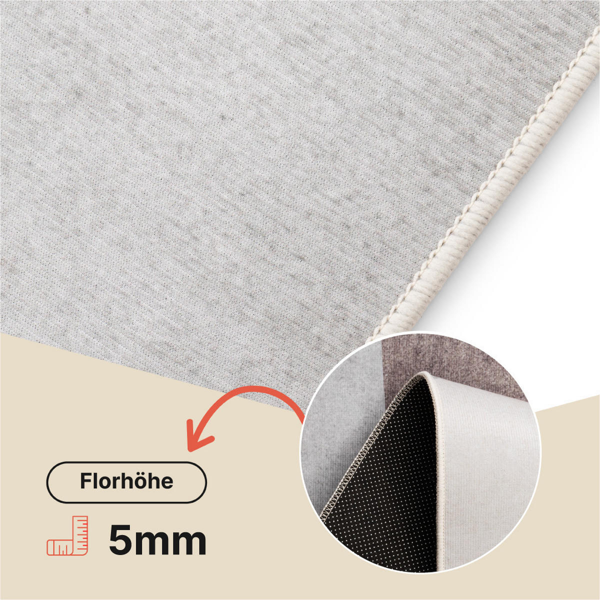 TEPPICH NORA Multicolor 140/200 cm - Multicolor, Textil (140/200cm) - Tapiso