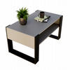 COUCHTISCH Karo92 92/45/53,6 - Dunkelgrau/Schwarz, Holzwerkstoff (54/92/45cm) - RAUMHIRSCH FURNITURE