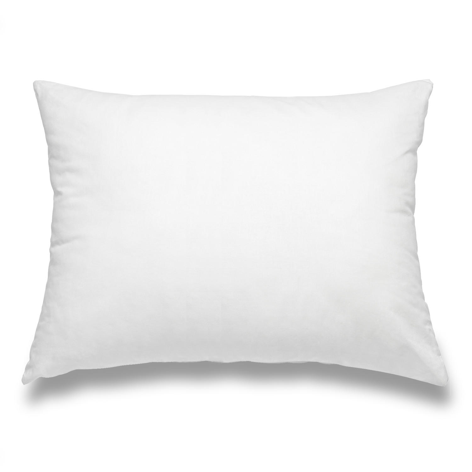 FEDERKISSEN 100% Federn 40/60 cm Bezug aus 100% Baumwolle - Weiß, Textil (60/40cm) - wometo