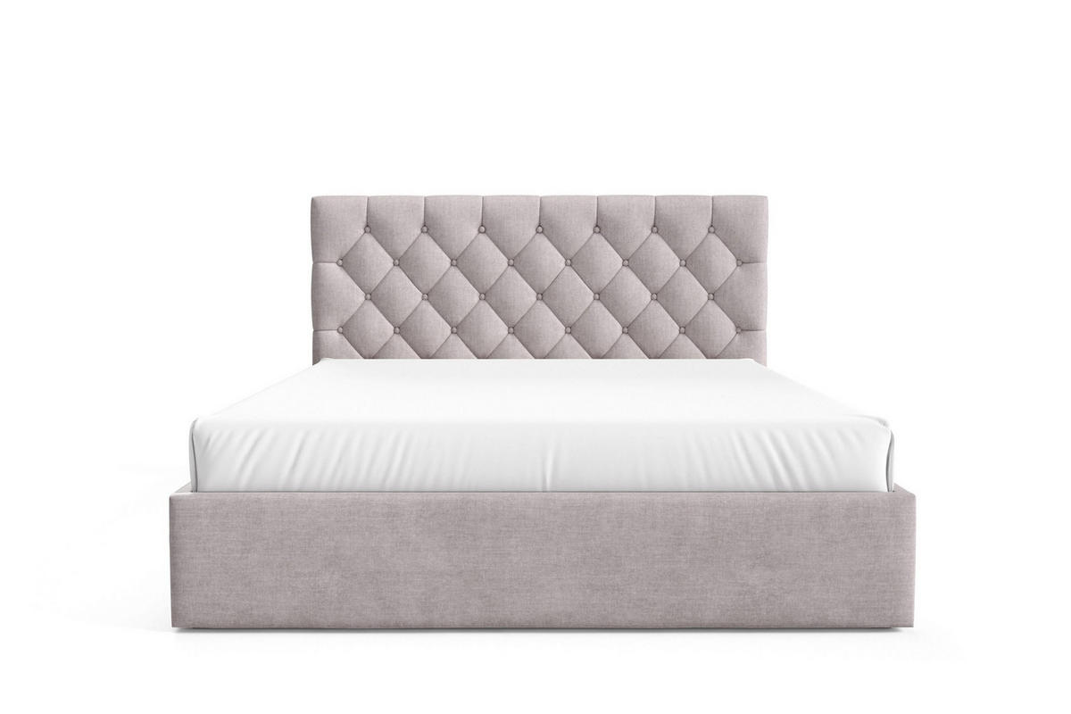 POLSTERBETT BEZA IV - Creme - Creme, Holz/Textil (180/200cm) - AN-Moebel 4u