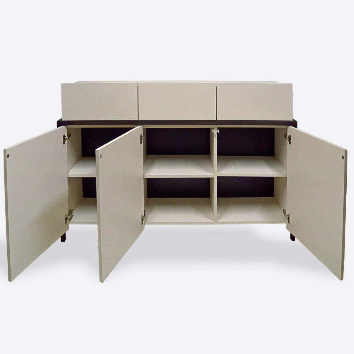 HOLZKOMMODE auf Beinen BOSTON I - Eichefarben, Holz (155/100/35cm) - Rawood Furniture