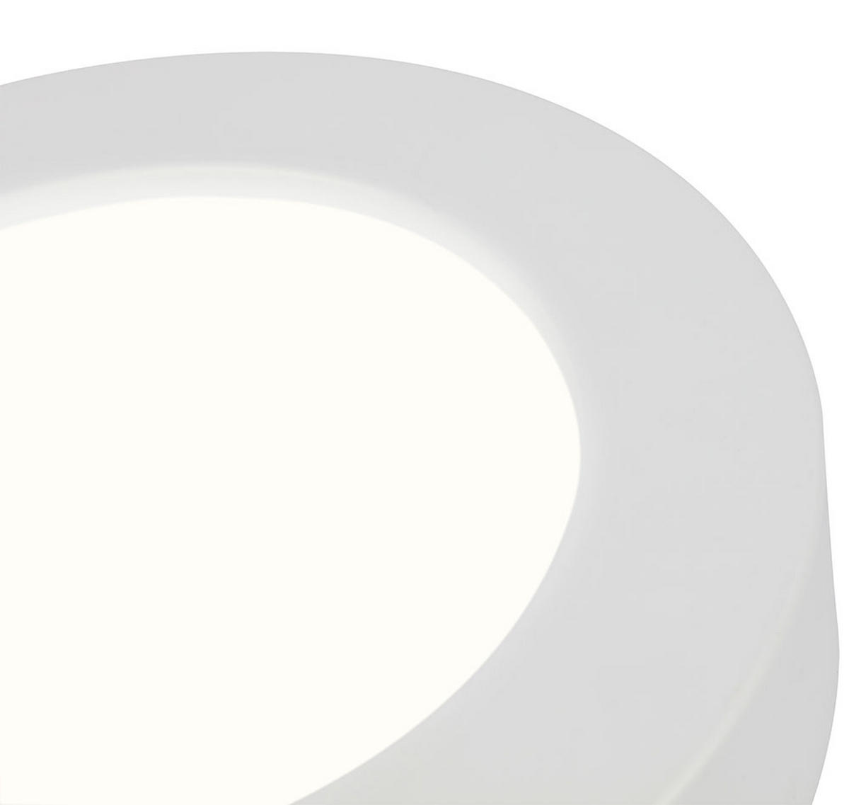 LED PANEL PAULA Weiß Kunststoff - Weiß, Kunststoff (22.6/22.6/3.5cm)