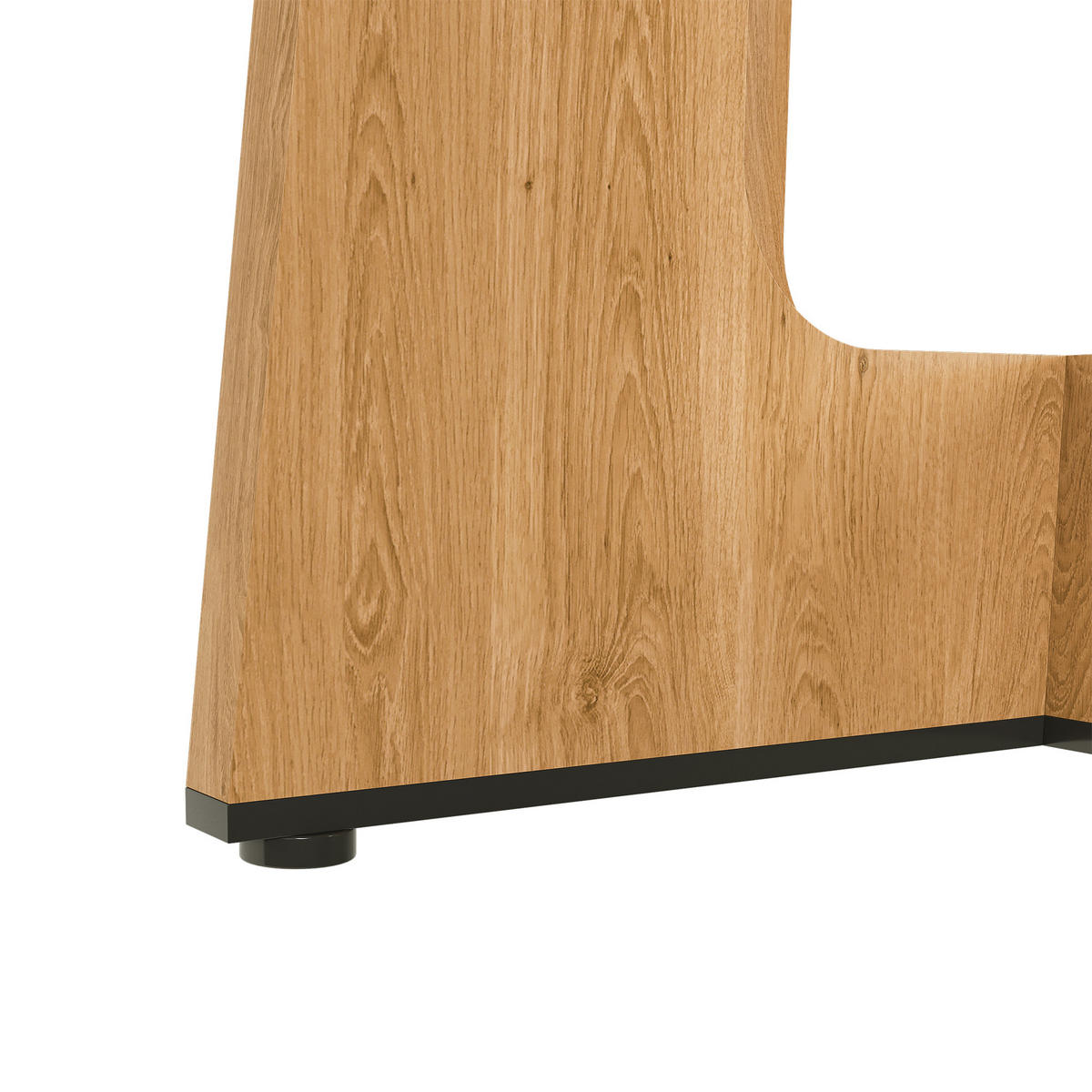 JÍDELNÍ STŮL v barvě dubu s MDF deskou a ořechovou dýhou do jídelny a obývacího pokoje, 120×120×76 cm - barva dubu, kompozitní dřevo (120/120/76cm) - STILVORA