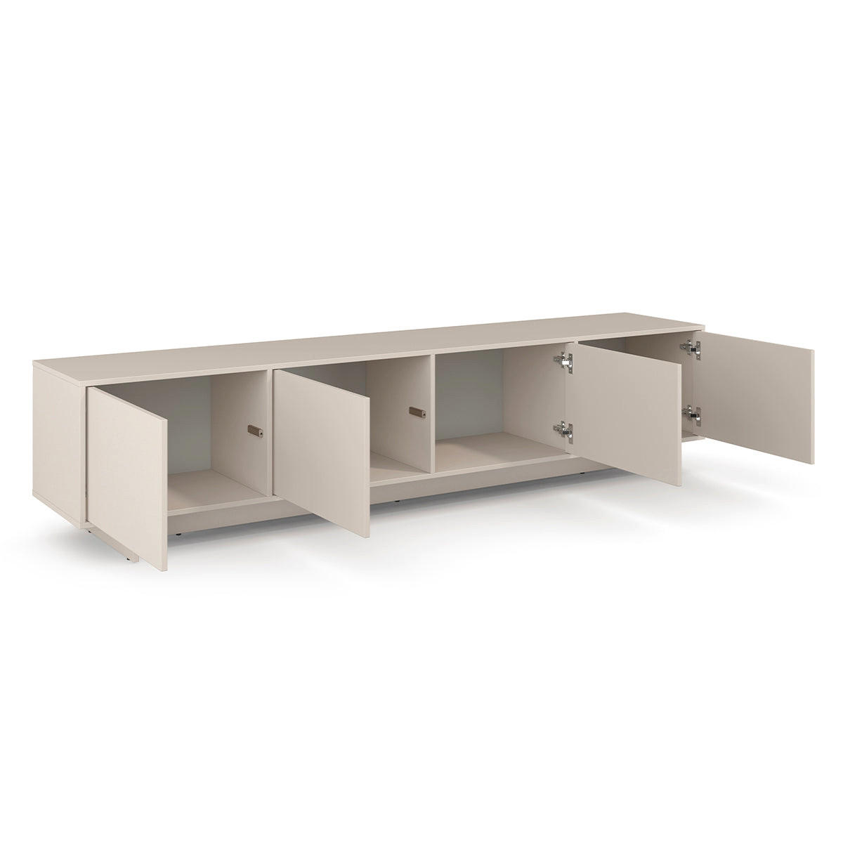 TV STOLEK Tadao Kašmír - kašmírová, kompozitní dřevo (221/50.5/41.5cm) - Petits-meubles