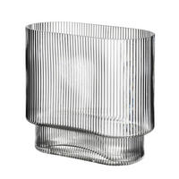 VASE Serenite Transparent 19,5x10xh18 cm Glas - Transparent, Glas (18cm) - Mondex
